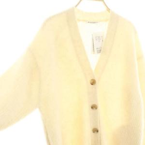 BEAUTY&YOUTH UNITED ARROWS Vネック シャギーニット カーディガン 長袖 F アイボリー オフホワイト