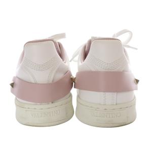 VALENTINO GARAVANI スニーカー ローカット パンチングロゴ レザー 35 22cm ピンク TSM20W2