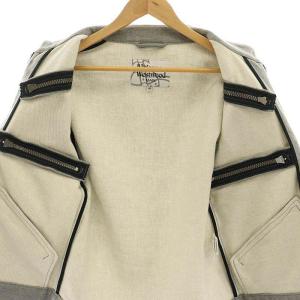 VIVIENNE WESTWOOD MAN コットン ジップデザインジャケット スタンドカラー 46 グレー