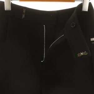 BORDERS at BALCONY サイドポケットショートパンツ ハーフ ジップフライ 36 S 黒 ブラック