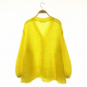 CELFORD ローゲージニットカーディガン Vネック 長袖 F 黄 イエロー