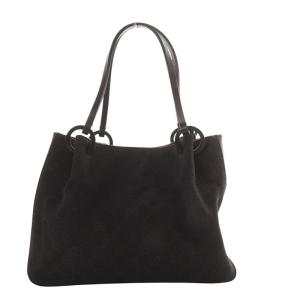 GUCCI トートバッグ ハンドバッグ GGキャンバス ポーチ付き ダークブラウン 101919