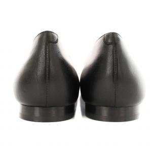 Longchamp Le Pliage Cuir 70011SGQ パンプス フラットシューズ アーモンドトゥ レザー 40