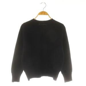 ミラノリブコンパクトプルオーバー ニット セーター 長袖 濃紺 ダークネイビー /DF OS