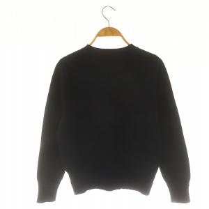 martinique ミラノリブコンパクトプルオーバー ニット セーター 長袖 濃紺 ダークネイビー /DF OS