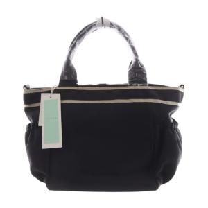 TOCCA DUAL RIBBON NYLON TOTE M トートバッグ ショルダーバッグ 2way ナイロン 黒 ブラック