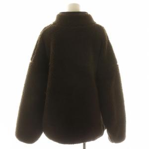 Deuxieme Classe ボアブルゾン ジャケット ジップアップ 茶 ブラウン