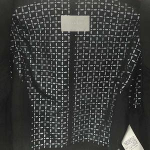 CELFORD ベルスリーブショートブルゾン アウター フルジップ 七分袖 F 黒 ブラック