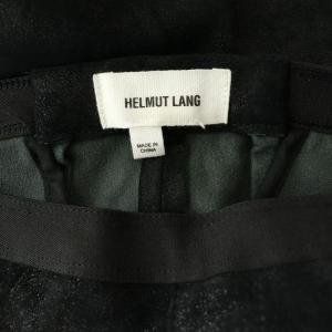 Helmut Lang シープスキン スエード スキニーパンツ 2 ブラック
