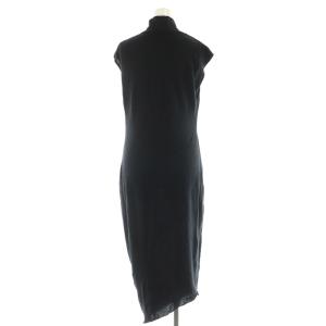 Helmut Lang ウール フレンチスリーブ ニットワンピース P ブラック