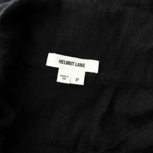 Helmut Lang ウール フレンチスリーブ ニットワンピース P ブラック