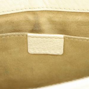 CELINE ブギーバッグ トリオンフ ハンドバッグ レザー 白 ホワイト