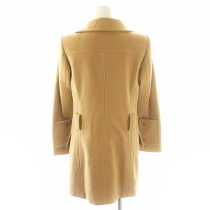 GUCCI スタンドカラーコート 比翼コート アウター ロング カシミヤ混 38 ベージュ115895 /ES OS