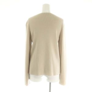 FOXEY グレースウール ロゴプレートニット 40 グレージュ 36301