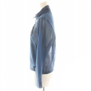 TOGA PULLA メッシュ ブルゾン ジャケット 羽織り 36 S 青 ブルー