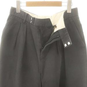 FUMIKA_UCHIDA インタックワイドスラックス 2-INTUCK WIDE SLACKS ボトムス ジップフライ 38 グレー