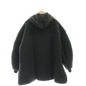ENFOLD 24AW SOLOTEXツイルドットキルトブルゾン 38 ブラック