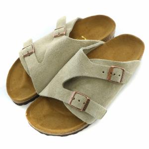 BIRKENSTOCK zurich チューリッヒ サンダル フラット スエード 24cm グレー 0050461