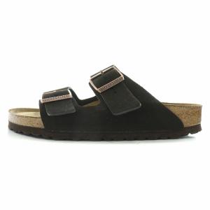 BIRKENSTOCK ARIZONA アリゾナ サンダル フラット スエード 24cm 茶 ブラウン 0151181