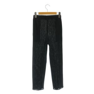 極美品】ISSEY MIYAKE イッセイミヤケ パンツ プリーツ ブラック