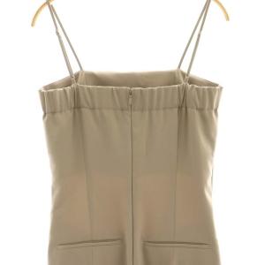 ESTNATION 24SS トロピカルベアオールインワン サロペット ワイドストレート 36 モカ /ES OS