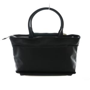 TOCCA BOW RIBBON LOGONYLON L ハンドバッグ ロゴ 刺繍 黒 ブラック BOTZNW0135