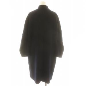 JOURNAL STANDARD relume  SUPER140S ウールコート アウター ノーカラー 36 濃紺 ダークネイビー