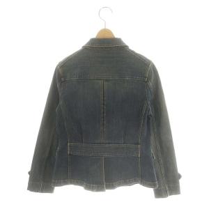 RALPH LAUREN デニムジャケット テーラードジャケット 3B ストレッチ 7 青 ブルー