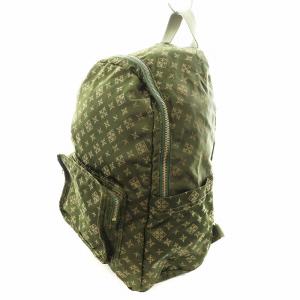russet リュックサック デイパック モノグラム ナイロン 緑 グリーン /AN42 OF