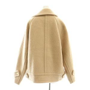 Diagram GRACE CONTINENTAL 23AW シャギーライダースコート 36 ベージュ 0323469017