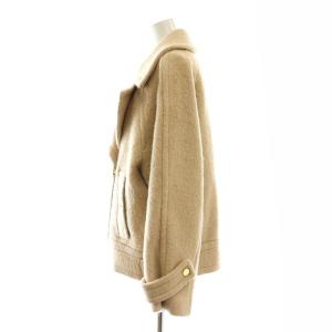 Diagram GRACE CONTINENTAL 23AW シャギーライダースコート 36 ベージュ 0323469017