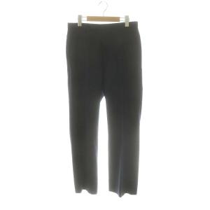 23AW FLANNEL STRAIGHT PANTS ストレートパンツ ジッパーフライ ウール 36 紺 ネイビー