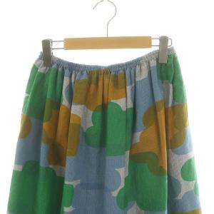 mina perhonen 24SS  slow cloud ギャザースカート 38 イエローミックス