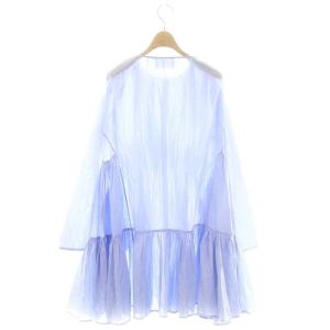 Merlette プリーツワンピース XS ブルー