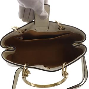 JIMMY CHOO Bon Bon Tote 2Wayバッグ LATTE ホワイト