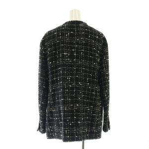 23区 23AW GIOLICA ツイード ジャケット 38 ブラック ホワイト