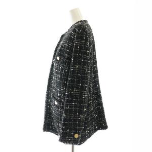 23区 23AW GIOLICA ツイード ジャケット 38 ブラック ホワイト
