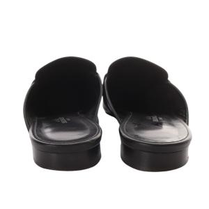 HERMES KELLY オズ サンダル 38 ブラック BL212295Z