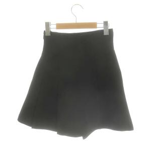 SNIDEL タグ付き 24AW プリーツスカショーパン ショートパンツ フレア プリーツ 0 S 黒 ブラック SWFP244082