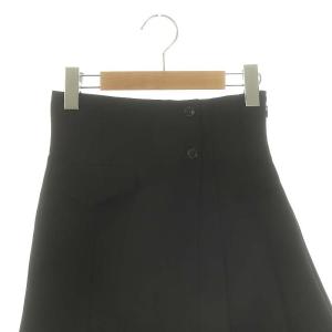 SNIDEL タグ付き 24AW プリーツスカショーパン ショートパンツ フレア プリーツ 0 S 黒 ブラック SWFP244082