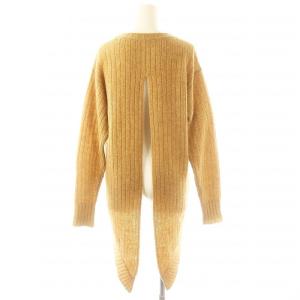 miumiu バックオープン Vネックカーディガン 36 ブラウン