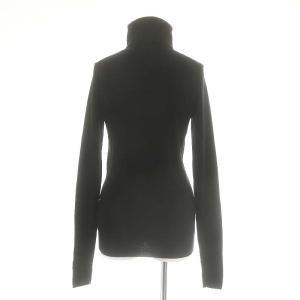 L'Appartement RIB KNIT ニット セーター リブ タートルネック 長袖 ウール 黒 ブラック