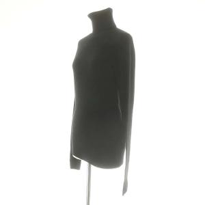 L'Appartement RIB KNIT ニット セーター リブ タートルネック 長袖 ウール 黒 ブラック