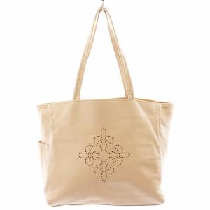 24SS ハンドバッグ トートバッグ ショルダーバッグ 2way ソフトレザー ピンク /AN35 OF