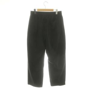 ATON タイプライター イージーパンツ テーパードパンツ 2 黒 ブラック