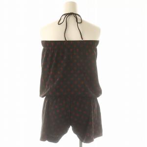 HYSTERIC GLAMOUR ヒスベア コンビネゾン 水着 スイムウェア F 黒 赤 ブラック レッド