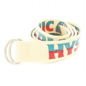HYSTERIC GLAMOUR ヒスガール リングベルト ロゴ ベージュ
