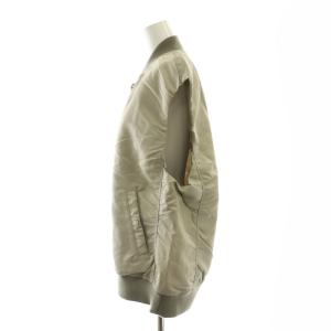 upper hights IENA別注 THE U-2 中綿ベスト ジップアップ ナイロン 1 グレージュ