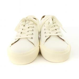 MARGARET HOWELL idea レースアップスニーカー シューズ 23cm 白 132514 W /MM OF