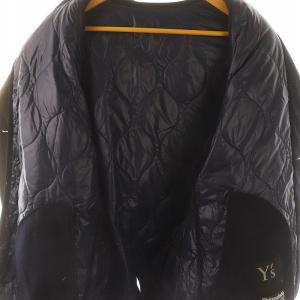 Y's thinsulate ライナー付き ショートコート ダブル ウール 1 XS 茶 ブラウン /KO OS